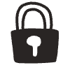 Lock Element from Doodles - Monochrome Set