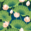 Lotus 3 Element from Backgrounds - Seamless Set