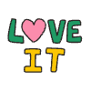 Love It Heart Element from Doodles - Classic Set