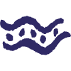 Manmade Wave Dots Element from Scribbles - Sketch Style Set