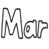 March Element from Doodles - Monochrome Set