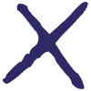 Minimalist Cross Element from Scribbles - Sketch Style Set