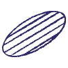 Minimalist Elipse Hatches Element from Scribbles - Sketch Style Set