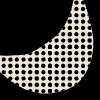 Moon Polka Dot Element from Patterns Tiles - Monochrome Set