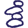 Nature Stone Stack 1 Element from Scribbles - Sketch Style Set