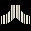 Nose Stripe Line Element from Patterns Tiles - Monochrome Set