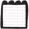 Note Pad Black White 1 Element from Sticky Notes - Monochrome Set