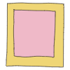 Note Pad Color Border 6 Element from Sticky Notes - Classic Set