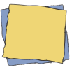 Note Pad Color Border 7 Element from Sticky Notes - Classic Set