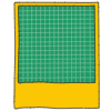 Note Pad Color Border 9 Element from Sticky Notes - Classic Set