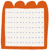 Note Pad Color Borderless 1 Element from Sticky Notes - Flat Set