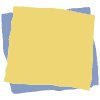 Note Pad Color Borderless 7 Element from Sticky Notes - Flat Set