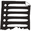 Note Pad Flip Black White 3 Element from Sticky Notes - Monochrome Set