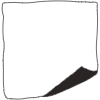 Note Pad Flip Black White 4 Element from Sticky Notes - Monochrome Set