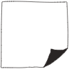 Note Pad Flip Black White 8 Element from Sticky Notes - Monochrome Set