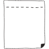 Note Pad Flip Black White 9 Element from Sticky Notes - Monochrome Set