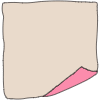 Note Pad Flip Color Border 4 Element from Sticky Notes - Classic Set