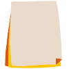 Note Pad Flip Color Borderless 2 Element from Sticky Notes - Flat Set
