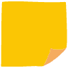 Note Pad Flip Color Borderless 8 Element from Sticky Notes - Flat Set