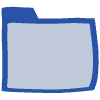 Note Pad Flip Color Borderless Folder Element from Sticky Notes - Flat Set