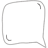 Note Pad Sheet Freeform Bubble Black White 4 Element from Sticky Notes - Monochrome Set