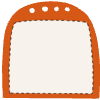 Note Pad Sheet Freeform Hole Color Borderless Element from Sticky Notes - Flat Set