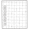 Note Pad Sheet Hole Black White 4 Element from Sticky Notes - Monochrome Set