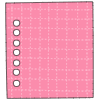 Note Pad Sheet Hole Color Border 4 Element from Sticky Notes - Classic Set