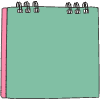 Note Pad Sheet Hoop Color Border 3 Element from Sticky Notes - Classic Set