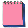Note Pad Sheet Hoop Color Border 5 Element from Sticky Notes - Classic Set