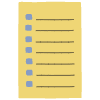 Note Pad Sheet List Color Borderless 2 Element from Sticky Notes - Flat Set