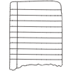 Note Pad Sheet Tear Black White 15 Element from Sticky Notes - Monochrome Set