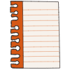 Note Pad Sheet Tear Color Border 16 Element from Sticky Notes - Classic Set