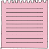 Note Pad Sheet Tear Color Border 20 Element from Sticky Notes - Classic Set