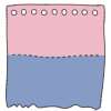 Note Pad Sheet Tear Color Border 22 Element from Sticky Notes - Classic Set