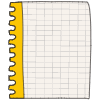 Note Pad Sheet Tear Color Border 24 Element from Sticky Notes - Classic Set