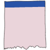 Note Pad Sheet Tear Color Border 8 Element from Sticky Notes - Classic Set
