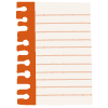 Note Pad Sheet Tear Color Borderless 16 Element from Sticky Notes - Flat Set