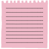 Note Pad Sheet Tear Color Borderless 20 Element from Sticky Notes - Flat Set