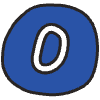 Number 0 1 Element from Doodles - Classic Set