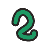 Number 2 2 Element from Doodles - Classic Set