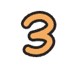 Number 3 2 Element from Doodles - Classic Set