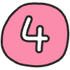 Number 4 1 Element from Doodles - Classic Set