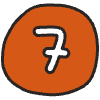 Number 7 1 Element from Doodles - Classic Set