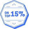 On Top 15 Percent Octagon Element from Badges Classic - Combo Set