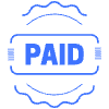 Paid Stamp Element from Badges Classic - Line Set