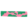 Pattern Cow Element from Washi Tapes - Flat Set