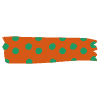 Pattern Dot 2 Element from Washi Tapes - Flat Set