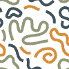 Pattern Drawing Worm Color Element from Patterns - Organic Set