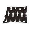 Pattern Star Element from Washi Tapes - Monochrome Set